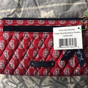 Vera Bradley front zip wristlet